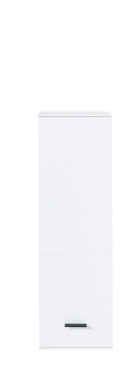 Innostyle Cabinet suspendat din pal si MDF cu 1 usa, Madeline Alb, l40xA36xH125 cm