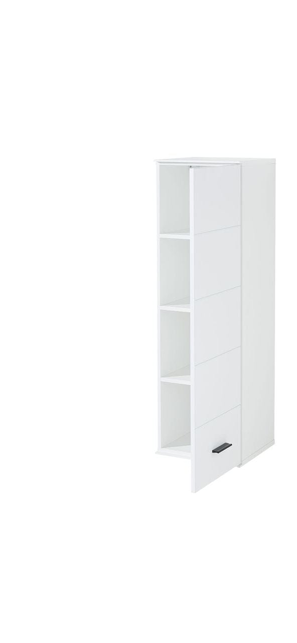 Innostyle Cabinet suspendat din pal si MDF cu 1 usa, Madeline Alb, l40xA36xH125 cm
