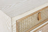Cabinet din MDF si lemn de brad, cu 3 sertare Eloise Alb / Natural, l48xA35xH72 cm (4)