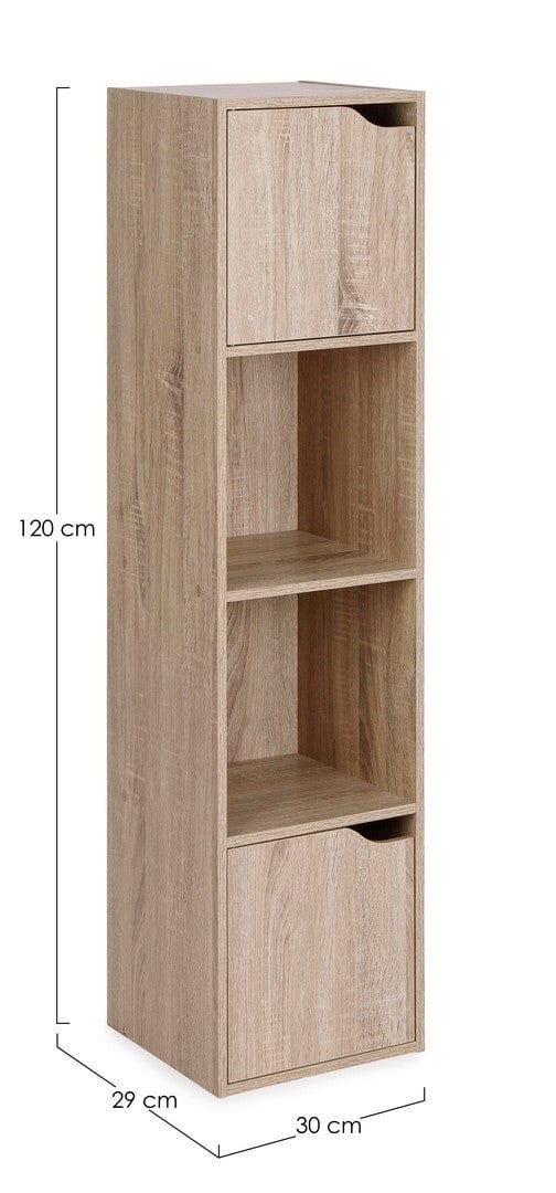 Cabinet din pal, cu 2 usi, Maelle I Stejar Sonoma, l30xA29xH120 cm (6)