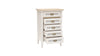 Cabinet din pal si lemn, cu 5 sertare, Toscana Moonstone Ivoir, l65,9xA48xH103 cm (4)