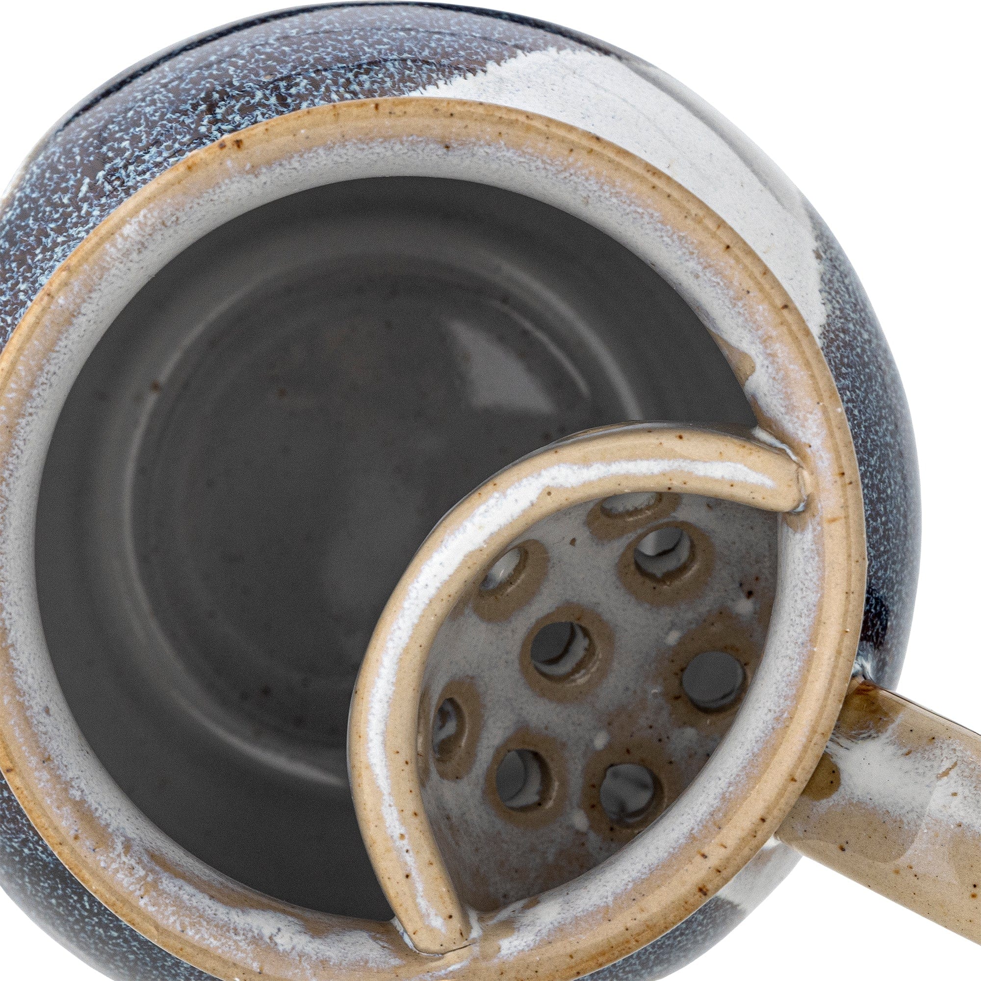 Bloomingville Cana din ceramica, Alicia Albastru, 460 ml