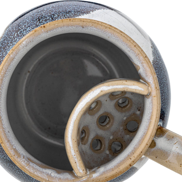 Bloomingville Cana din ceramica, Alicia Albastru, 460 ml