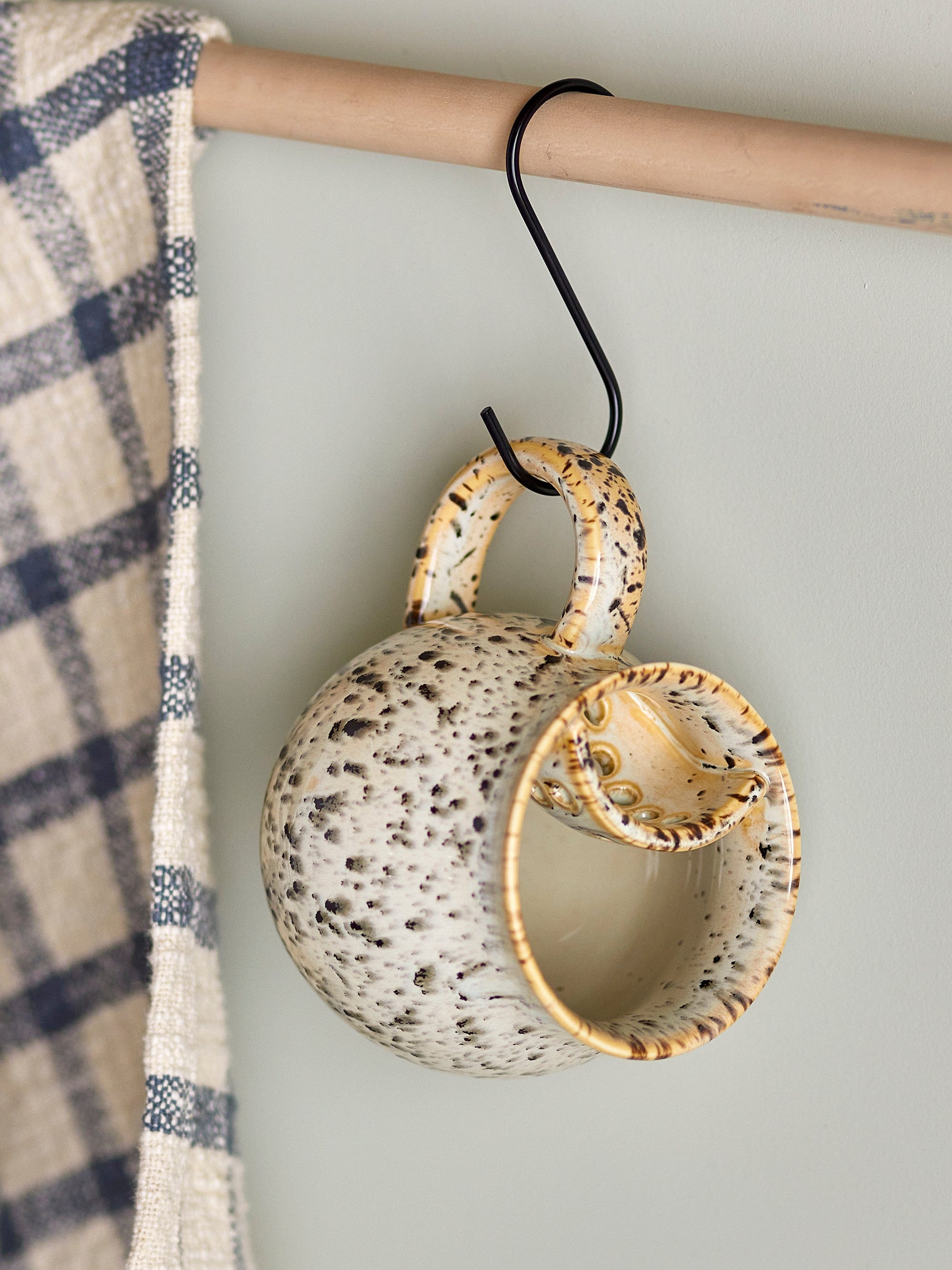 Bloomingville Cana din ceramica, Alicia Gri, 460 ml