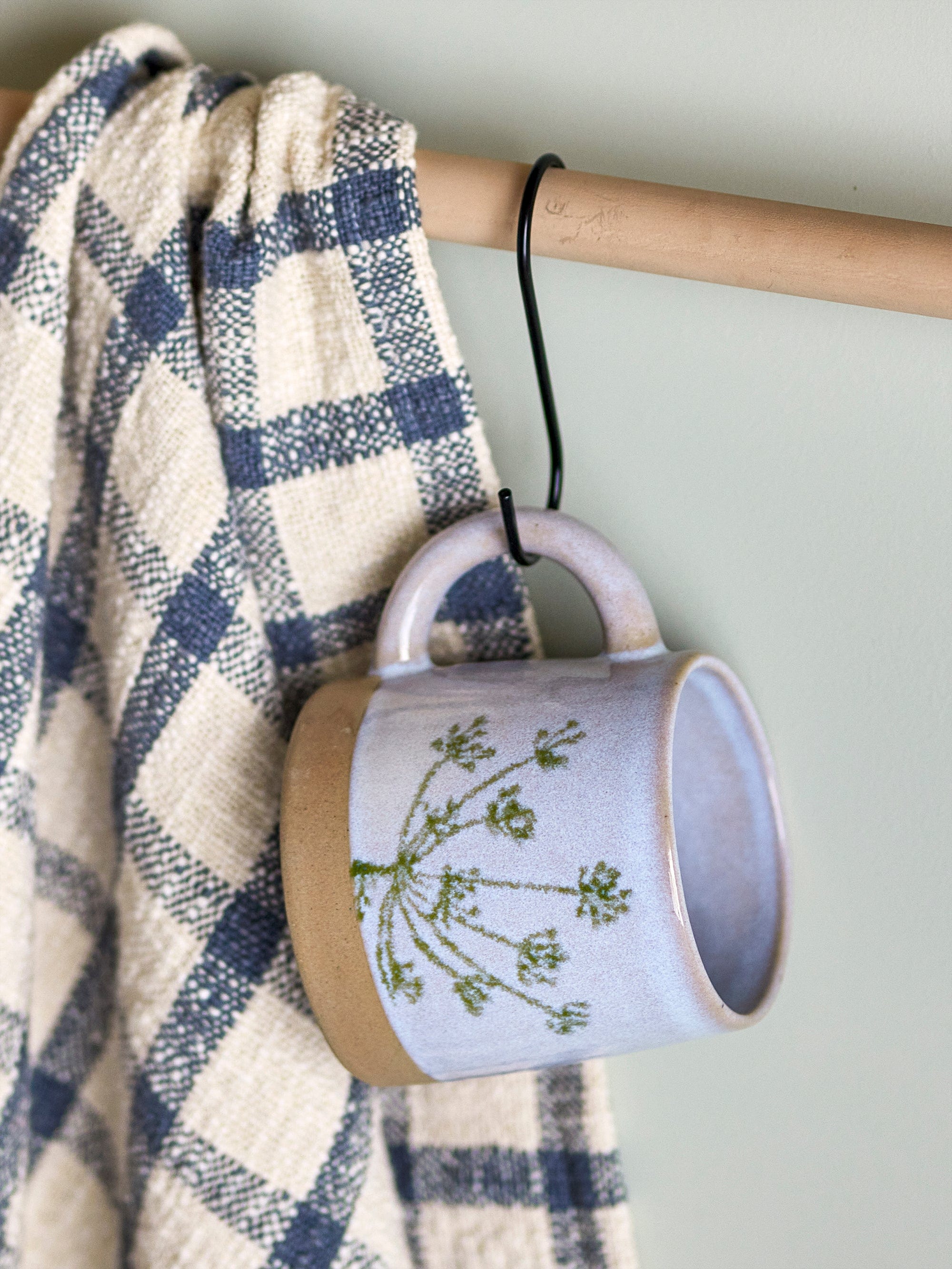 Bloomingville Cana din ceramica, Kili II Gri, 325 ml