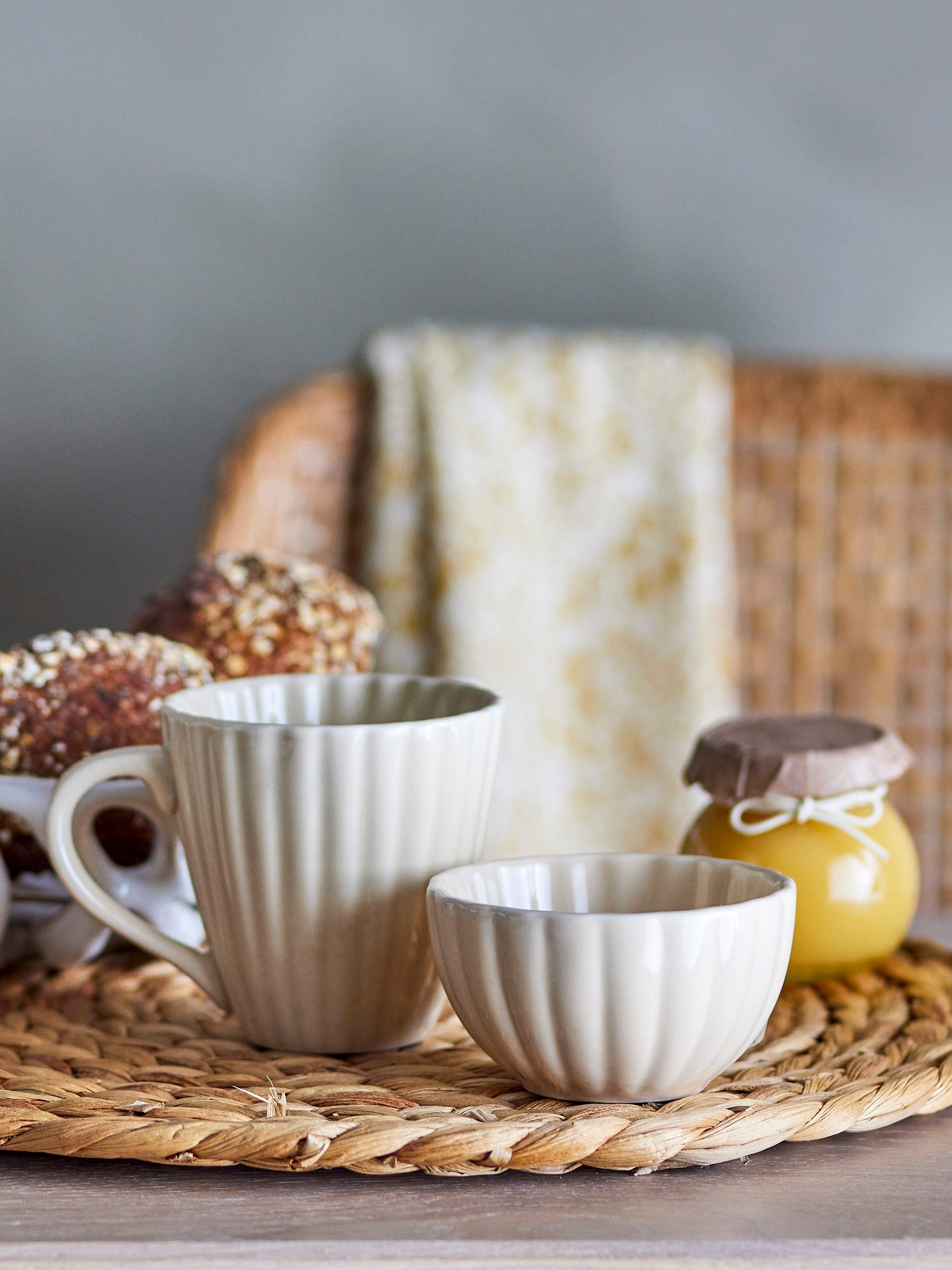 Bloomingville Cana din ceramica, Latina Natural, 220 ml