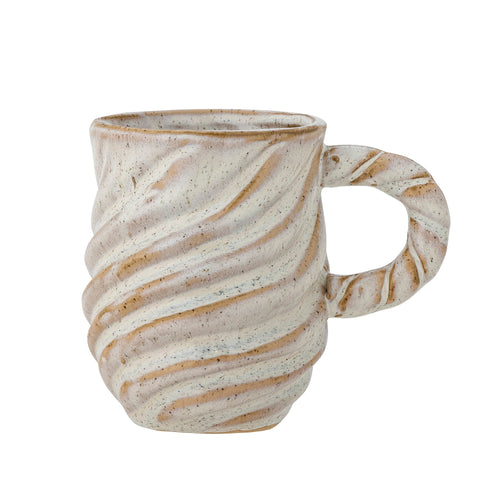 Bloomingville Cana din ceramica, Miriam Natural, 250 ml