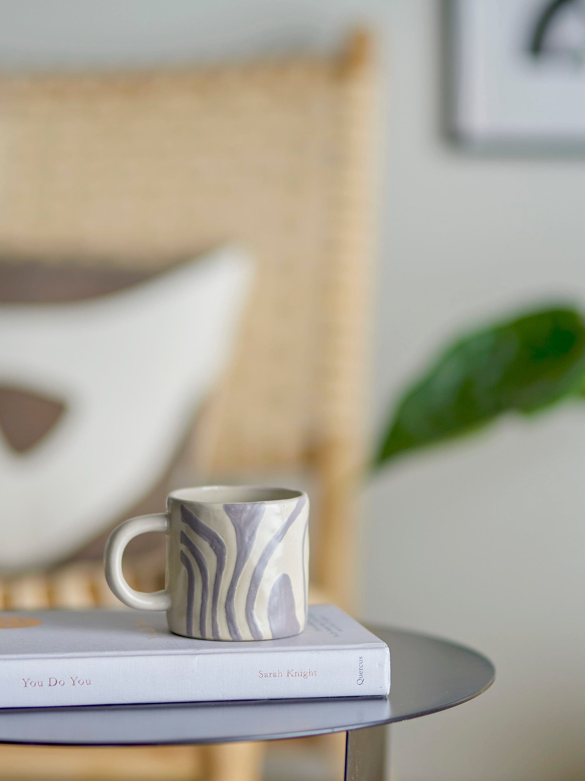 Bloomingville Cana din ceramica, Ninka Gri, 250 ml