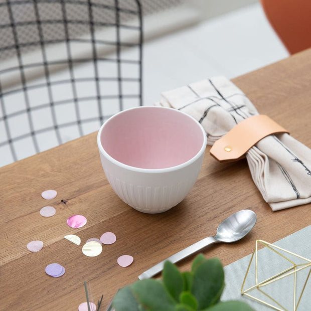 BFSummer Cana din portelan, It's my Match Blossom Alb / Roz, 450 ml, Villeroy & Boch