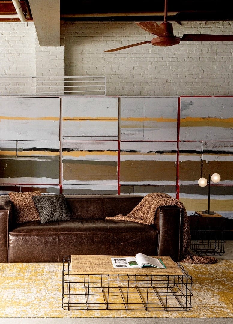 Canapea Dakota Maro Inchis Fixa cu Benzi Elastice si Spuma Poliuretanica, 3 Locuri, tapitata cu Piele Ecologica, l224xA99xH67,5 cm (6)