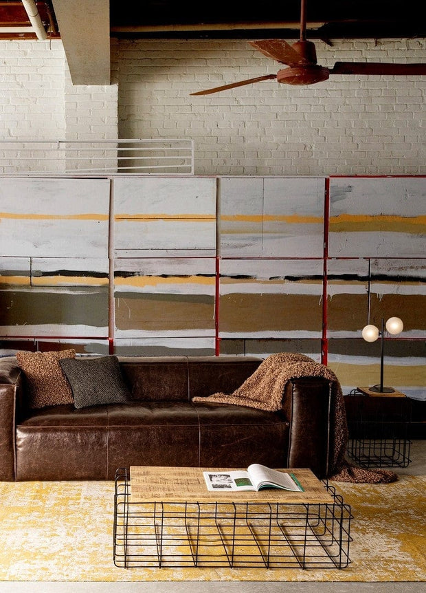 Canapea Dakota Maro Inchis Fixa cu Benzi Elastice si Spuma Poliuretanica, 3 Locuri, tapitata cu Piele Ecologica, l224xA99xH67,5 cm (6)