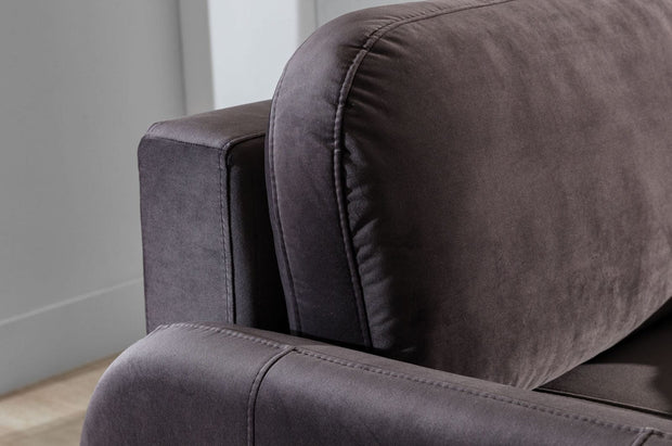 Canapea Domino Extensibila cu Arcuri Ondulate si Spuma Poliuretanica, 3 Locuri, Suprafata de Dormit 200x145 cm, Perne Incluse, l230xA100xH88 cm (5)