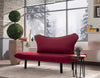 Canapea extensibila 2 locuri, Chatto Bordeaux, l140xA65xH70 cm (1)