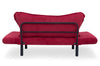 Canapea extensibila 2 locuri, Chatto Bordeaux, l140xA65xH70 cm (2)