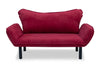 Canapea extensibila 2 locuri, Chatto Bordeaux, l140xA65xH70 cm (4)