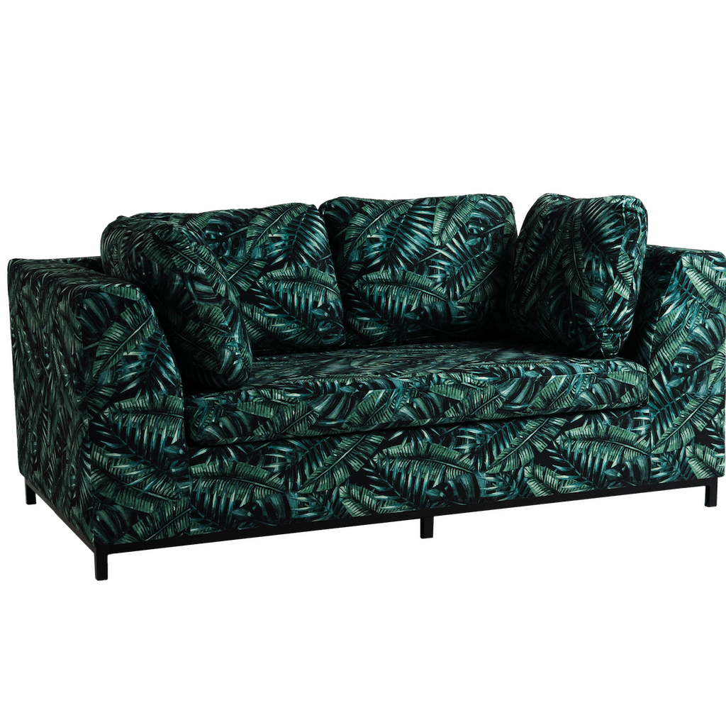 Customform Canapea Extensibila, 2 Locuri, Tapitata cu Stofa, Ambient Multicolor, l171xA98xH69 cm