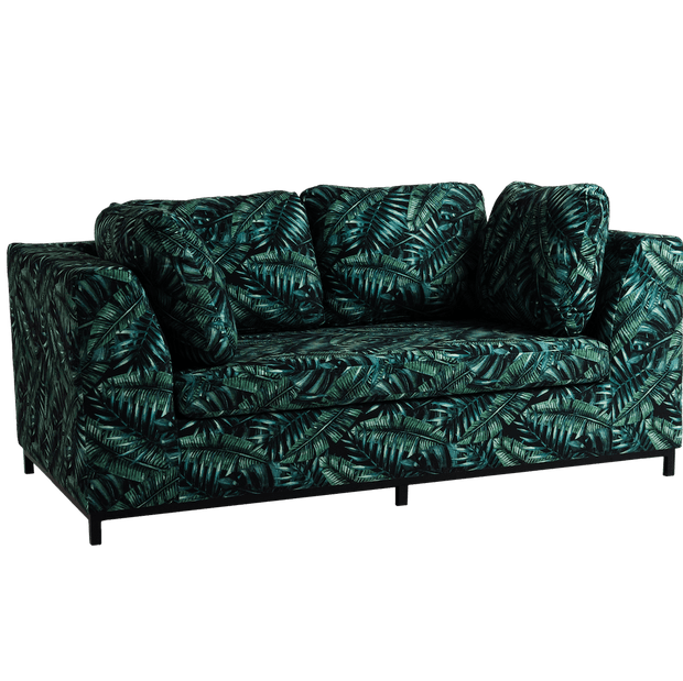 Customform Canapea Extensibila, 2 Locuri, Tapitata cu Stofa, Ambient Multicolor, l171xA98xH69 cm