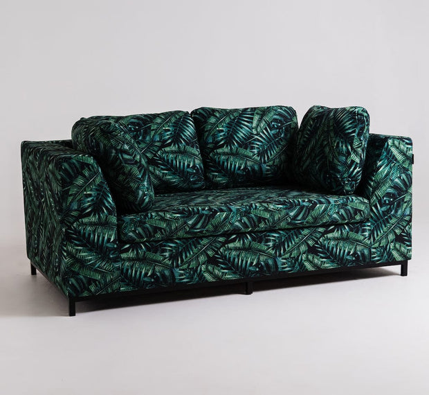 Customform Canapea Extensibila, 2 Locuri, Tapitata cu Stofa, Ambient Multicolor, l171xA98xH69 cm