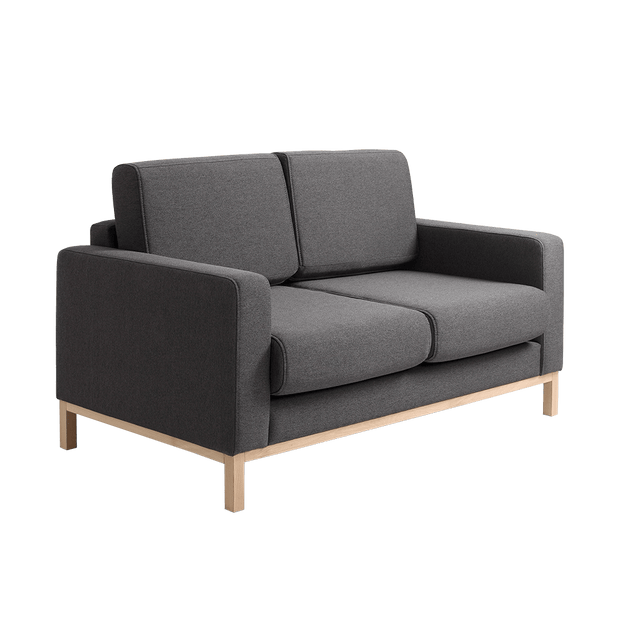 Customform Canapea Extensibila, 2 Locuri, Tapitata cu Stofa, Scandic Antracit, l160xA82xH90 cm