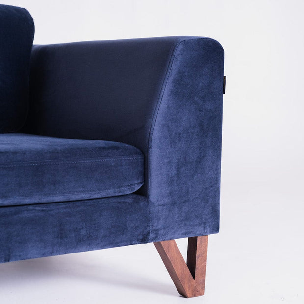 Customform Canapea Extensibila, 2 Locuri, Tapitata cu Stofa, Willy Mov, l180xA97xH68 cm