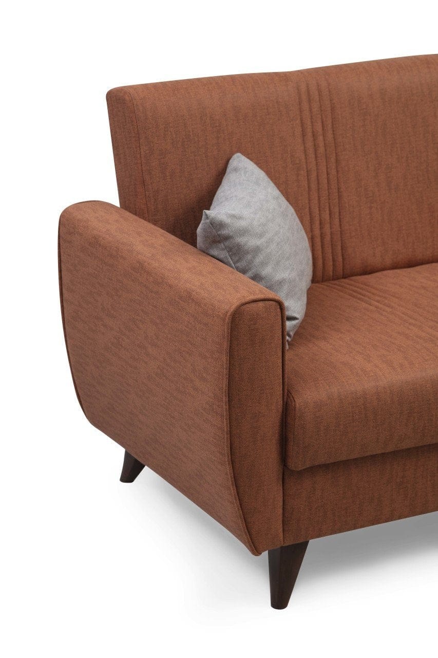 Canapea extensibila 2 locuri, Zaden Caramiziu, l153xA77xH86 cm (2)