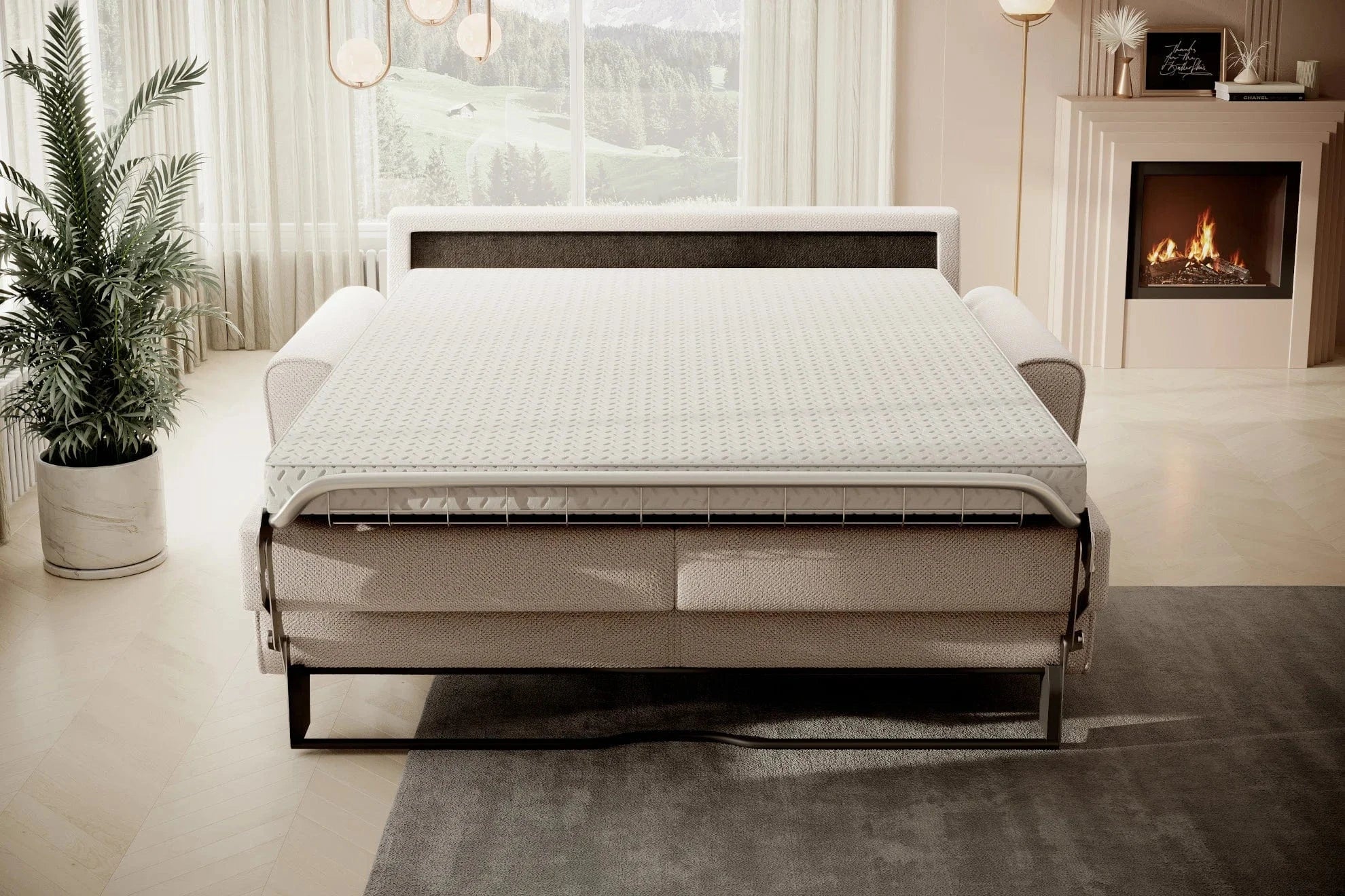 Wersal Canapea Extensibila, 3 Locuri, Capris S140, l203xA99xH82 cm