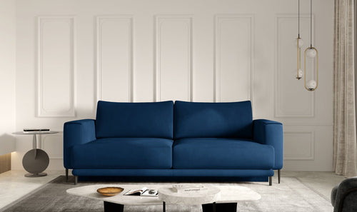Canapea Extensibila, 3 Locuri, Lada de Depozitare, tapitata cu stofa, Dalis Nube, l250xA95xH90 cm
