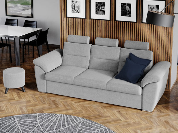 Canapea Extensibila, 3 locuri, tapitata cu stofa, Bianis, l250xA90xH105 cm (2)