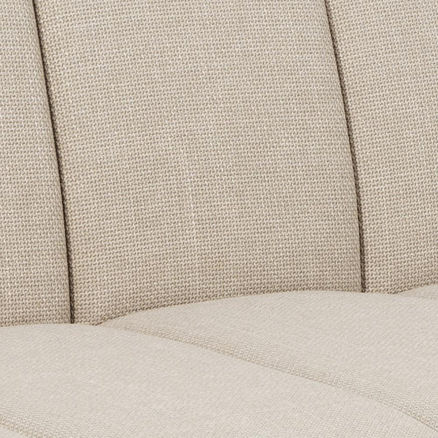 Actona Canapea Extensibila 3 Locuri, tapitata cu stofa, Caix Bej, l198xA95xH87 cm