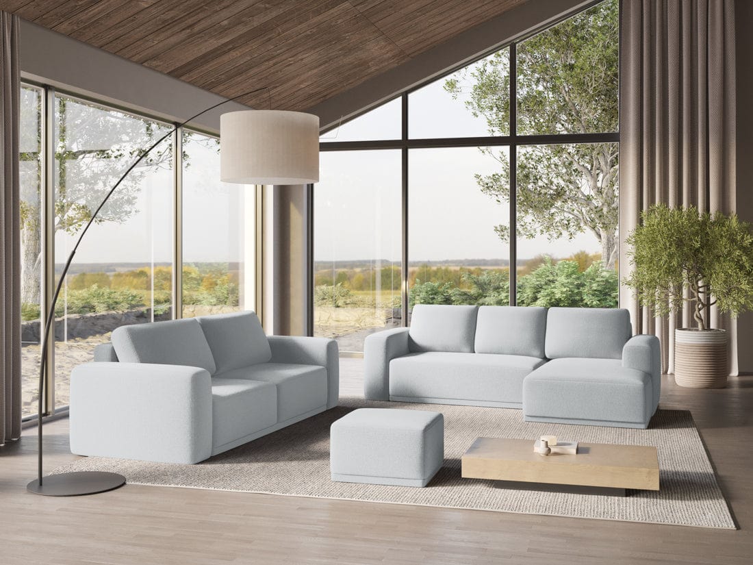 Makamii Canapea Extensibila, 3 locuri, Tapitata cu Stofa, Kaila 3SF-6, l242xA100xH91 cm