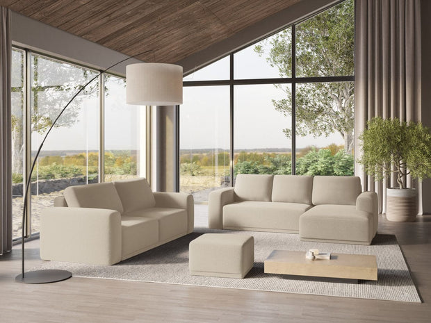 Makamii Canapea Extensibila, 3 locuri, Tapitata cu Stofa, Kaila 3SF-6, l242xA100xH91 cm