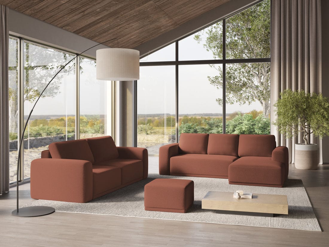 Makamii Canapea Extensibila, 3 locuri, Tapitata cu Stofa, Kaila 3SF-6, l242xA100xH91 cm