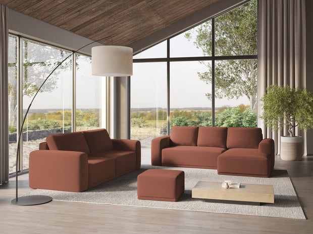 Makamii Canapea Extensibila, 3 locuri, Tapitata cu Stofa, Kaila 3SF-6, l242xA100xH91 cm