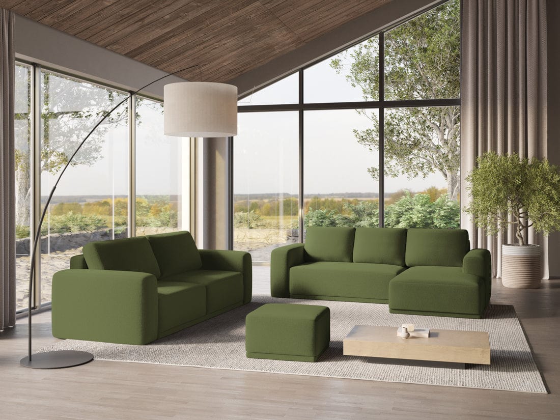 Makamii Canapea Extensibila, 3 locuri, Tapitata cu Stofa, Kaila 3SF-6, l242xA100xH91 cm