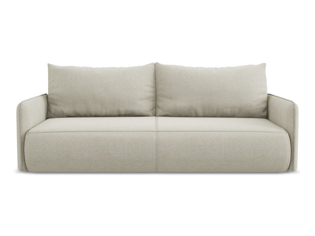 Makamii Canapea Extensibila, 3 locuri, Tapitata cu Stofa, Lada de Depozitare, Nanea 3SF-24, l216xA105xH86 cm