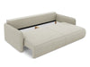 Makamii Canapea Extensibila, 3 locuri, Tapitata cu Stofa, Lada de Depozitare, Nanea 3SF-24, l216xA105xH86 cm