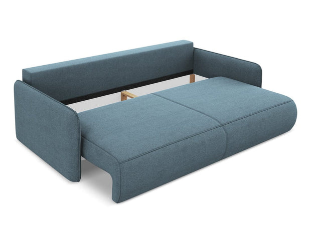 Makamii Canapea Extensibila, 3 locuri, Tapitata cu Stofa, Lada de Depozitare, Nanea 3SF-24, l216xA105xH86 cm