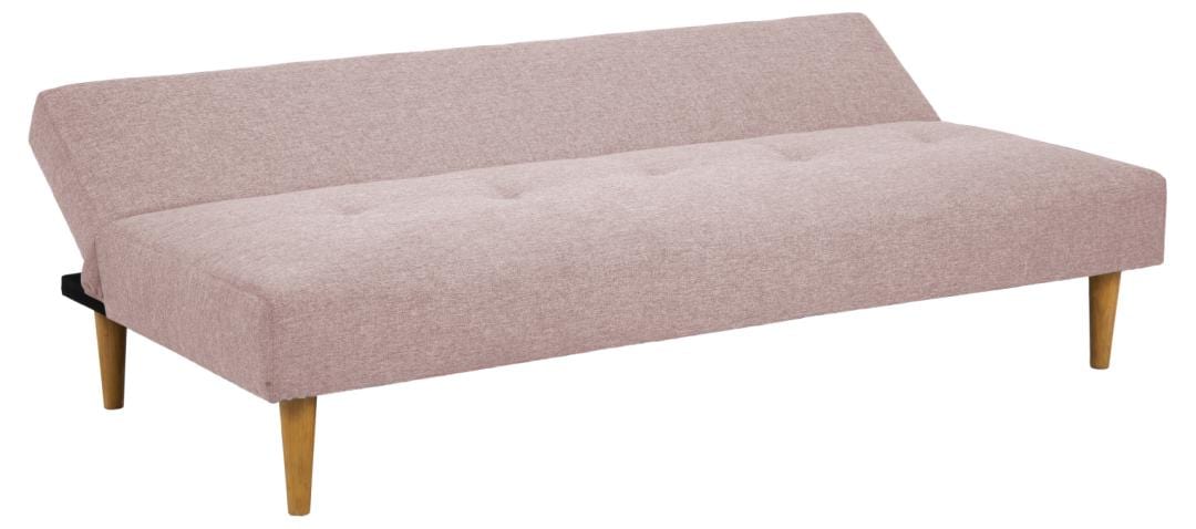 Actona Canapea Extensibila 3 Locuri, tapitata cu stofa, Lucca Rose, l180xA86xH74 cm