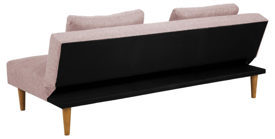 Actona Canapea Extensibila 3 Locuri, tapitata cu stofa, Lucca Rose, l180xA86xH74 cm