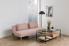 Actona Canapea Extensibila 3 Locuri, tapitata cu stofa, Lucca Rose, l180xA86xH74 cm