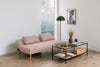 Actona Canapea Extensibila 3 Locuri, tapitata cu stofa, Lucca Rose, l180xA86xH74 cm