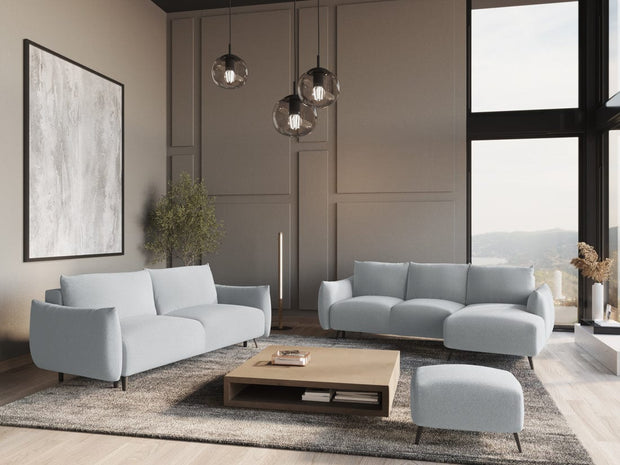 Makamii Canapea Extensibila, 3 locuri, Tapitata cu Stofa, Malie 3SF-6, l230xA105xH86 cm