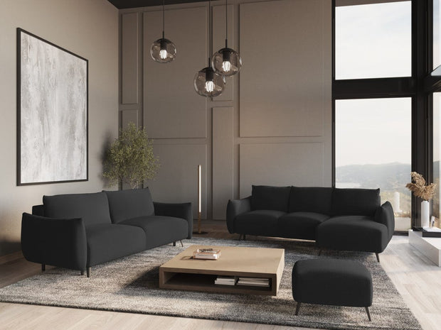 Makamii Canapea Extensibila, 3 locuri, Tapitata cu Stofa, Malie 3SF-6, l230xA105xH86 cm