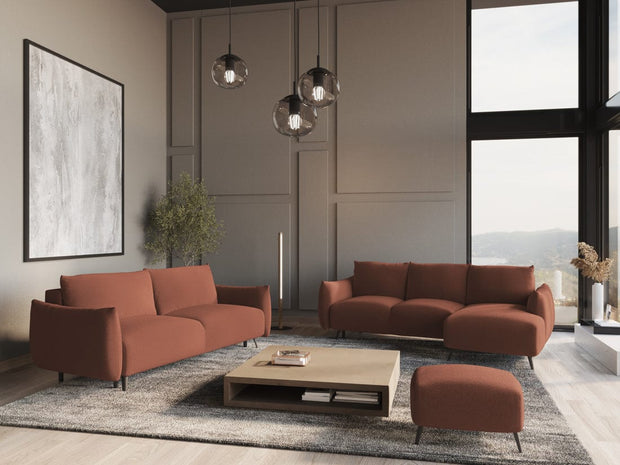 Makamii Canapea Extensibila, 3 locuri, Tapitata cu Stofa, Malie 3SF-6, l230xA105xH86 cm