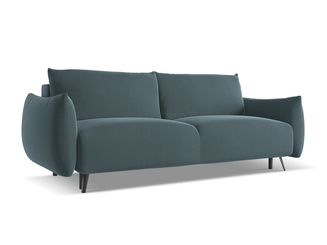 Makamii Canapea Extensibila, 3 locuri, Tapitata cu Stofa, Malie Velvet 3SF-3, l230xA105xH86 cm