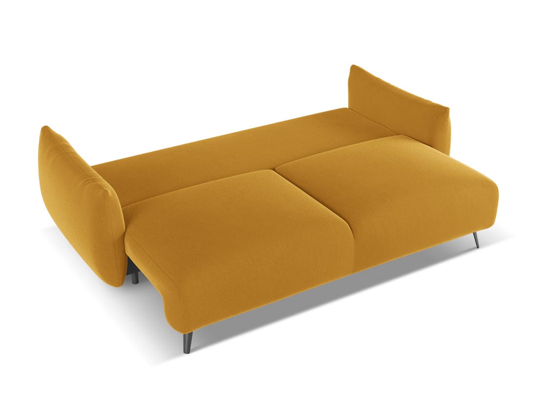 Makamii Canapea Extensibila, 3 locuri, Tapitata cu Stofa, Malie Velvet 3SF-3, l230xA105xH86 cm