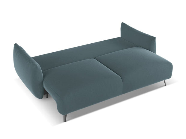 Makamii Canapea Extensibila, 3 locuri, Tapitata cu Stofa, Malie Velvet 3SF-3, l230xA105xH86 cm