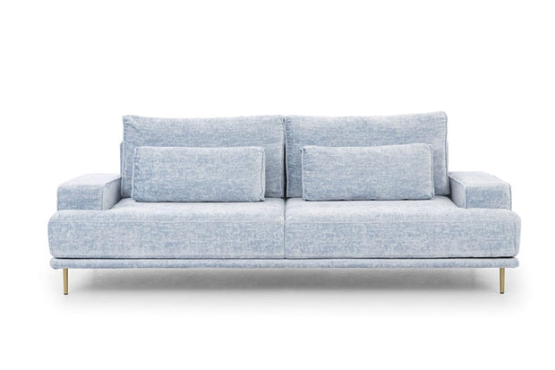 Canapea Extensibila, 3 Locuri, tapitata cu stofa, Perne Incluse, Nicole Bleu, l249xA106xH93 cm (5)