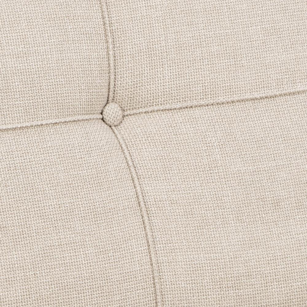 Canapea Extensibila 3 Locuri, tapitata cu stofa, Perugia Bej, l198xA95xH87 cm (4)