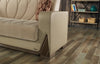 Serhat Canapea extensibila cu lada de depozitare, tapitata cu stofa 3 locuri Bugatti Crem, l230xA80xH90 cm